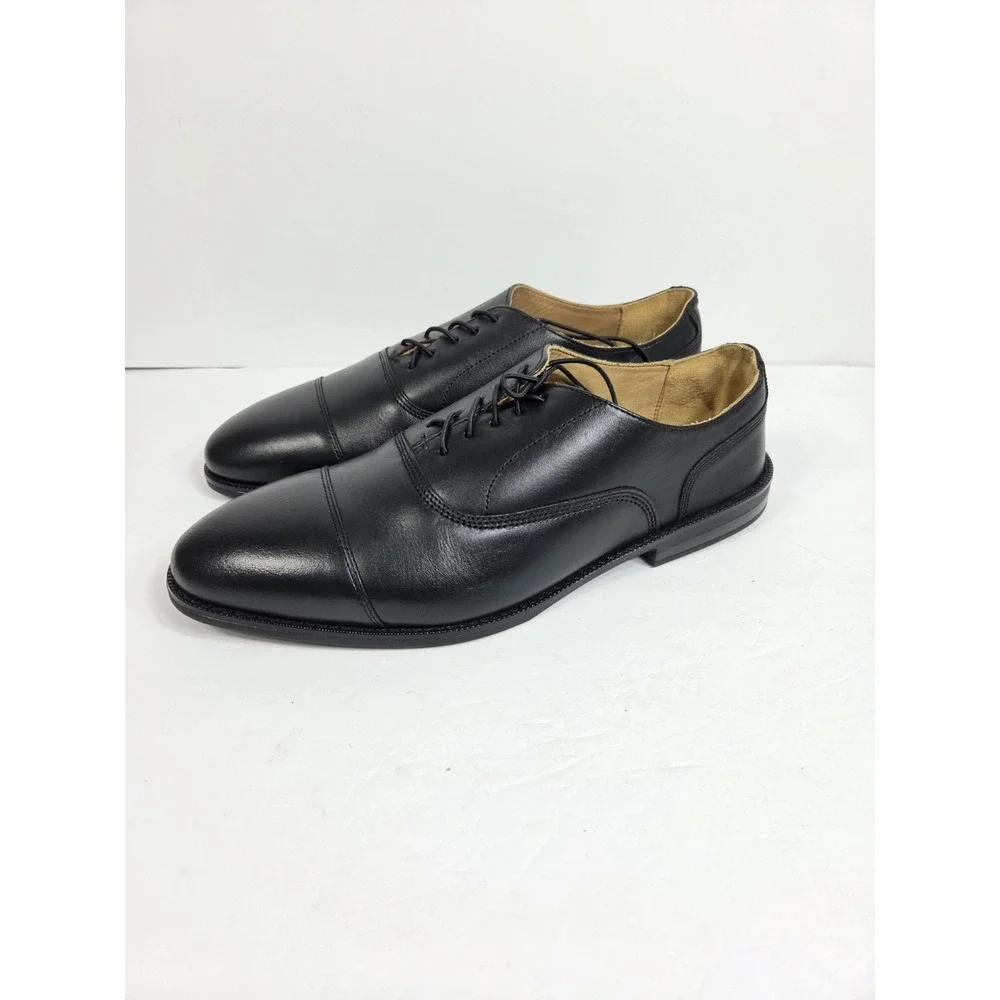 Carets Leather Apollo Cap Toe Lace-Up Oxford Dress Shoes Sz 11 EE